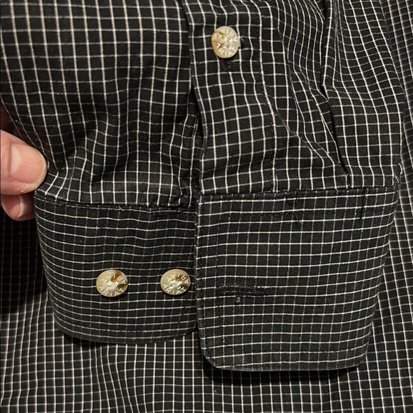 Ariat Pro Series Black Casual Button Down Shirt - Picture 6 of 11